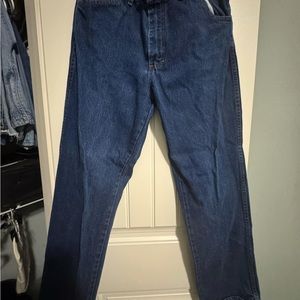 Classic Blue Straight Jeans Timeless Denim